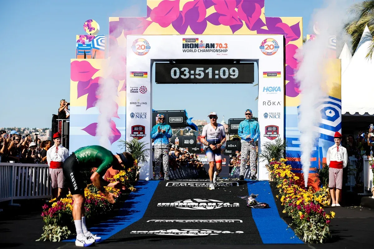 Blummenfelt estabelece recorde na corrida, mas Wilde vence o Mundial de Ironman 70.3