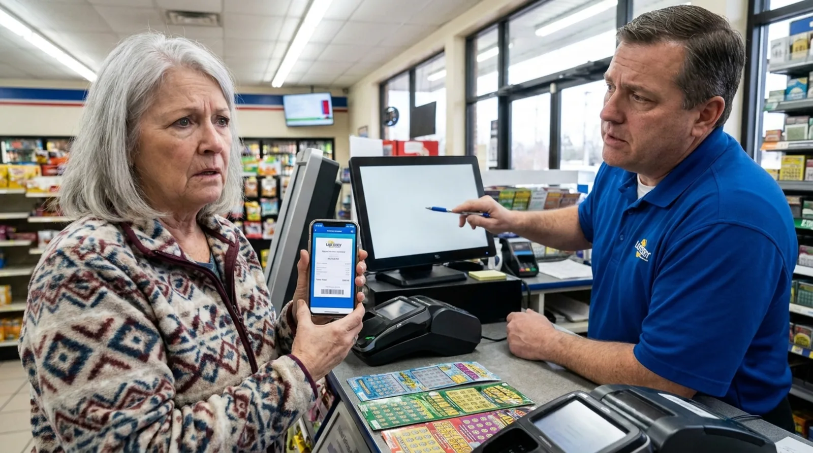Aposentada recebe prêmio milionário após disputa sobre app de loteria no Texas