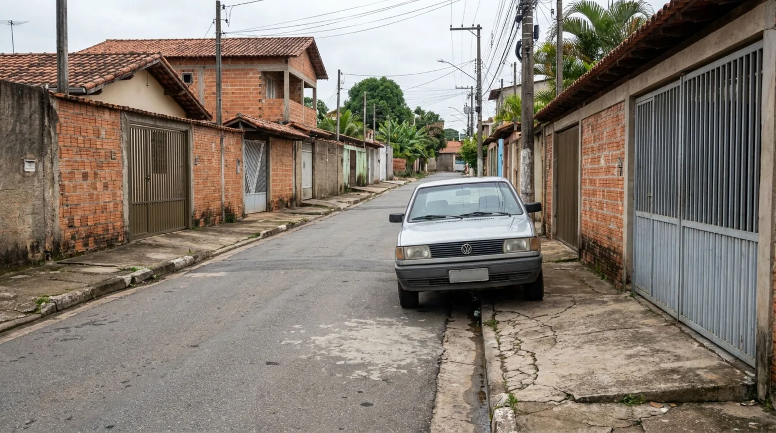 Carro parcialmente sobre a calçada pode ser multado e levado ao pátio