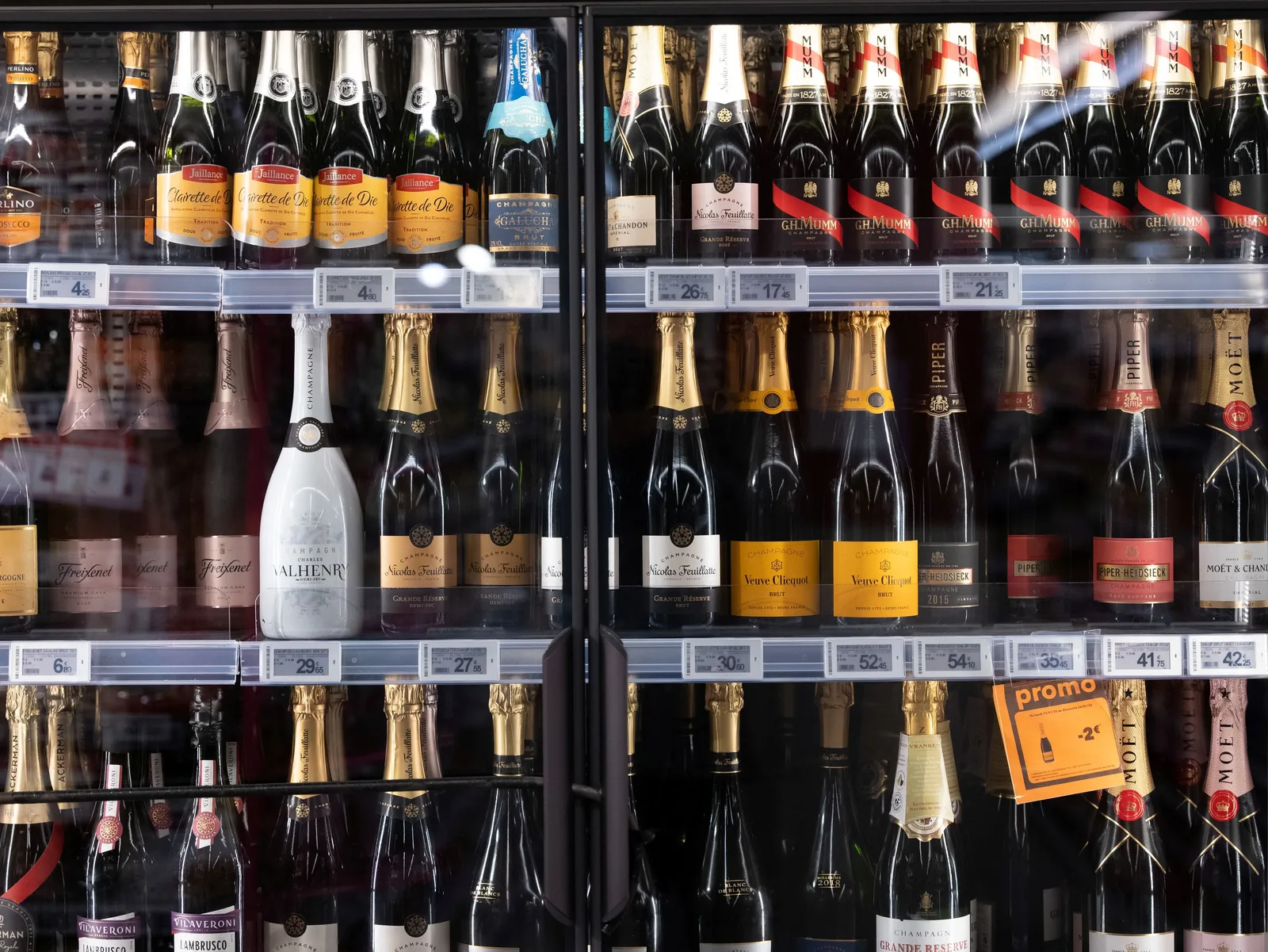 Produção de champanhe na França pode cair 48% em 2026