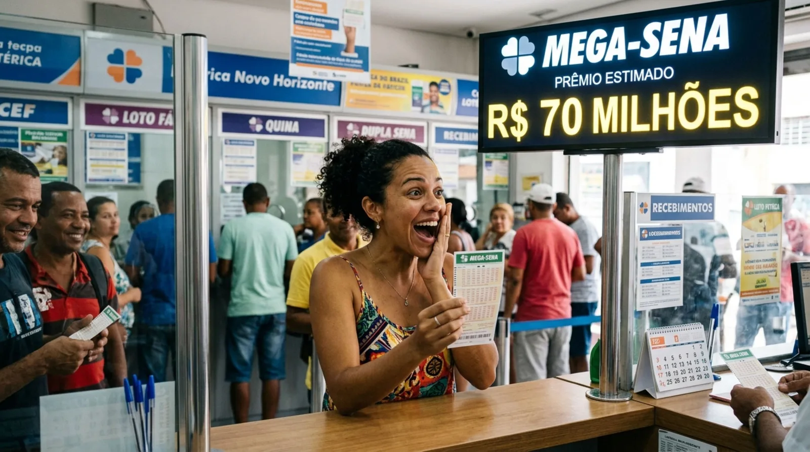 Mega-Sena não tem ganhador e prêmio estimado chega a R$ 70 milhões