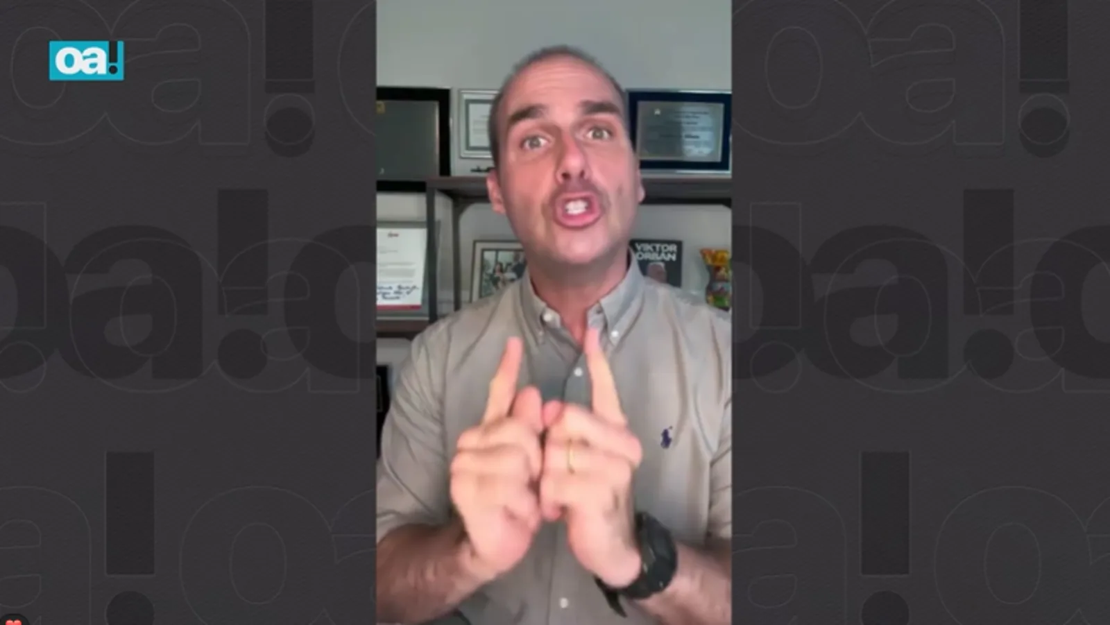 PGR aponta orientação de Eduardo Bolsonaro sobre recursos de filme nos EUA