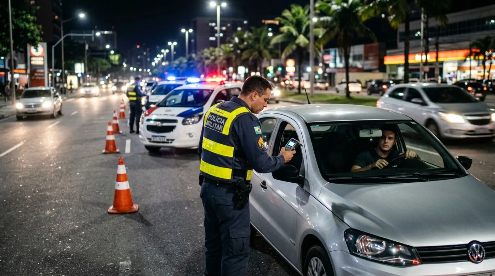 Recusar o bafômetro pode gerar multa e suspensão da CNH
