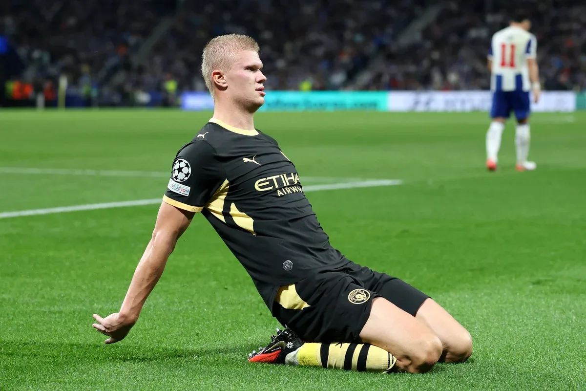 Haaland marca duas vezes, e City vence Porto na abertura da Champions