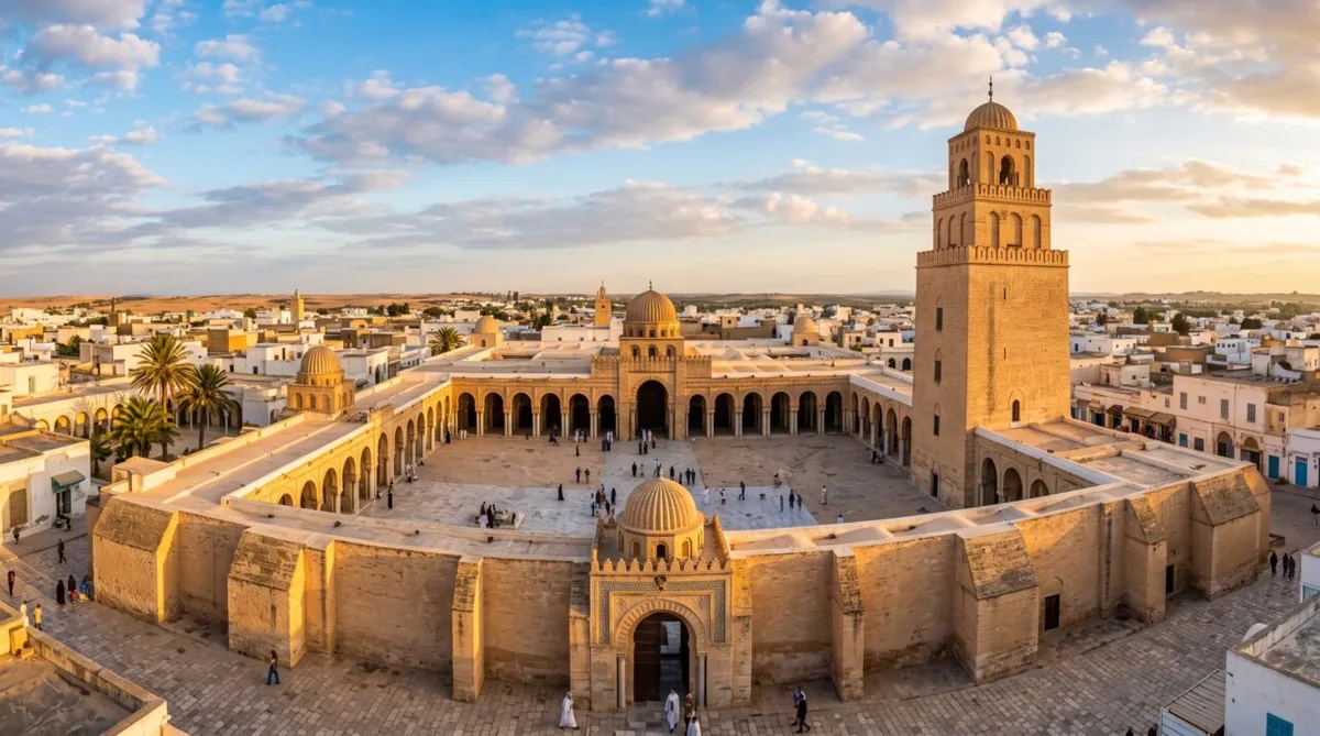 Mesquitas preservam a centralidade religiosa de Kairouan no Magrebe