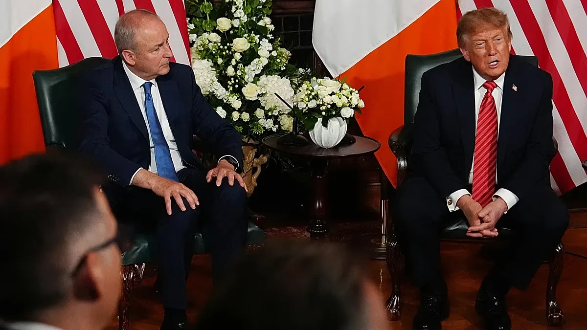 Declaração de Trump sobre Irlanda unificada repercute durante visita a Dublin