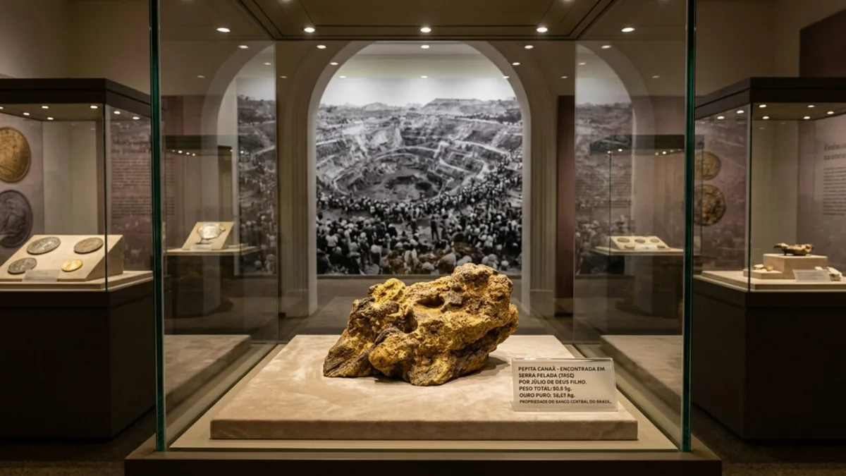 Pepita Canaã preserva ouro encontrado em Serra Pelada em 1983