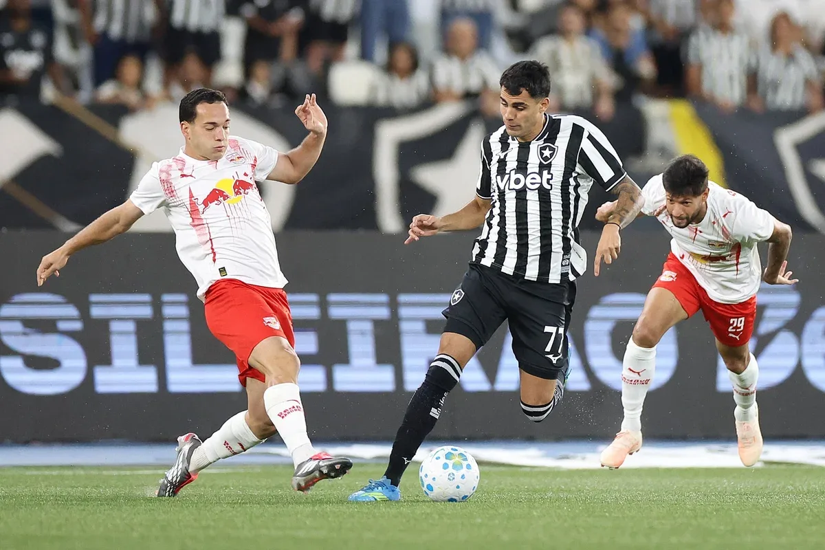 Botafogo busca reação e empata com o Bragantino no Rio