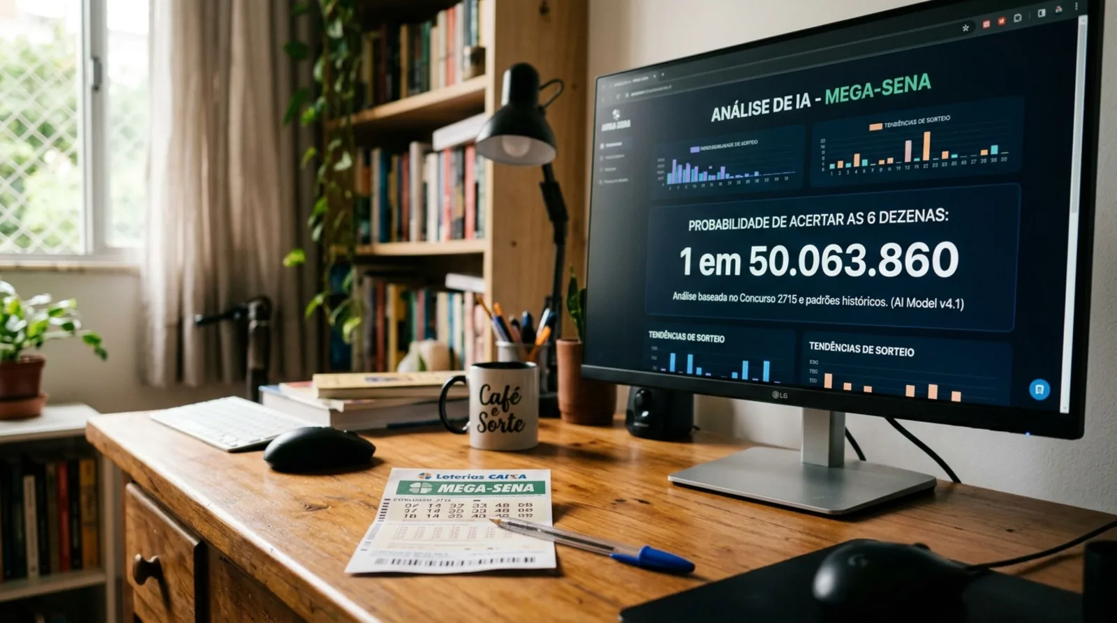 Números frequentes da Mega-Sena não aumentam a chance de acerto