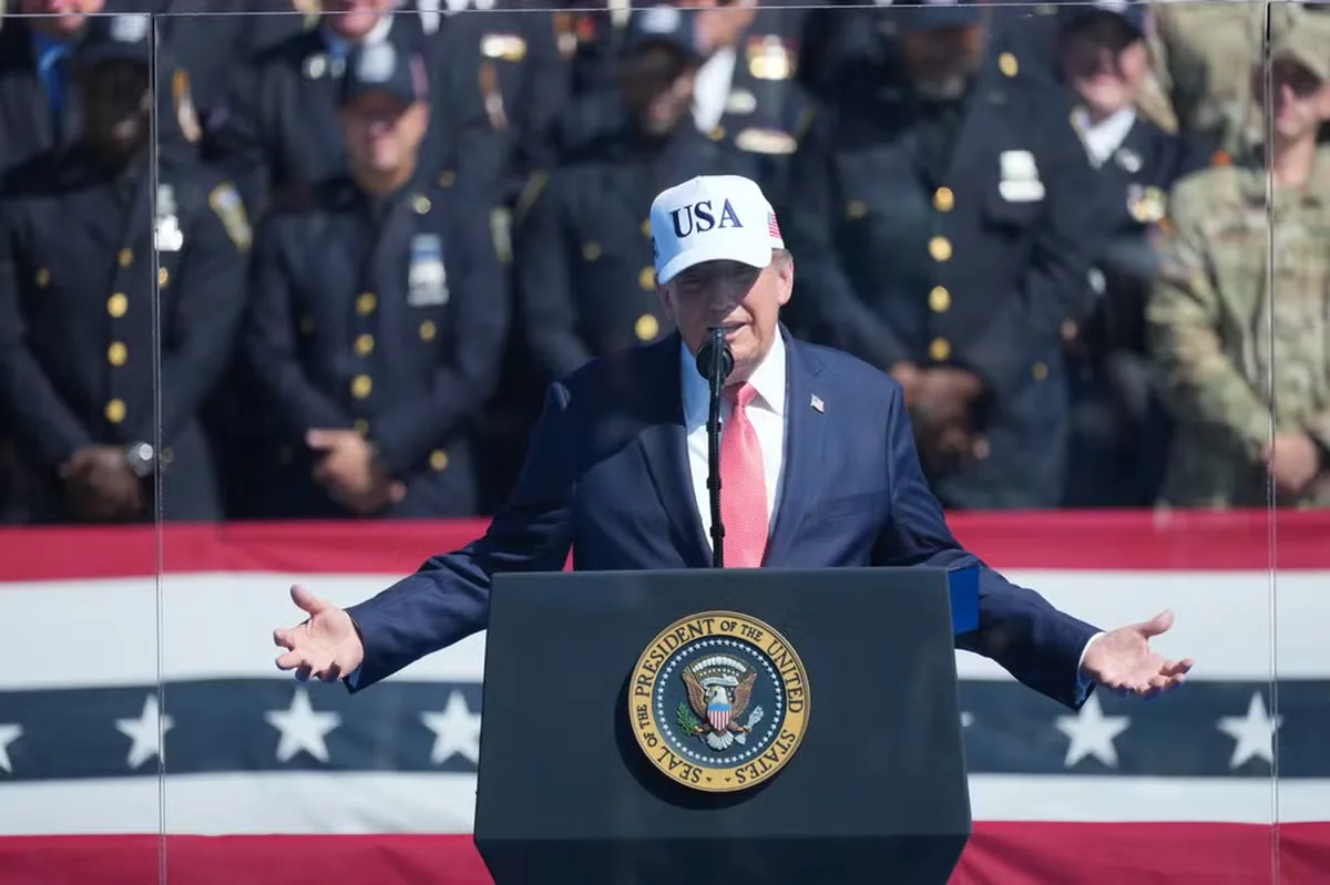 Trump participa de homenagem às vítimas dos ataques de 11 de setembro