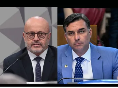 Empresas de Flávio Bolsonaro e Careca do INSS dividem a mesma sala em Brasília