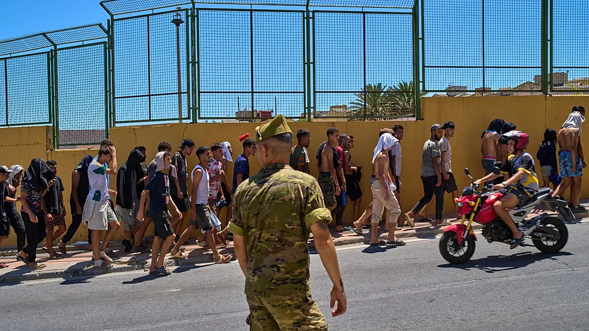 Investigação em Ceuta apura possível coordenação de entradas a partir do Marrocos