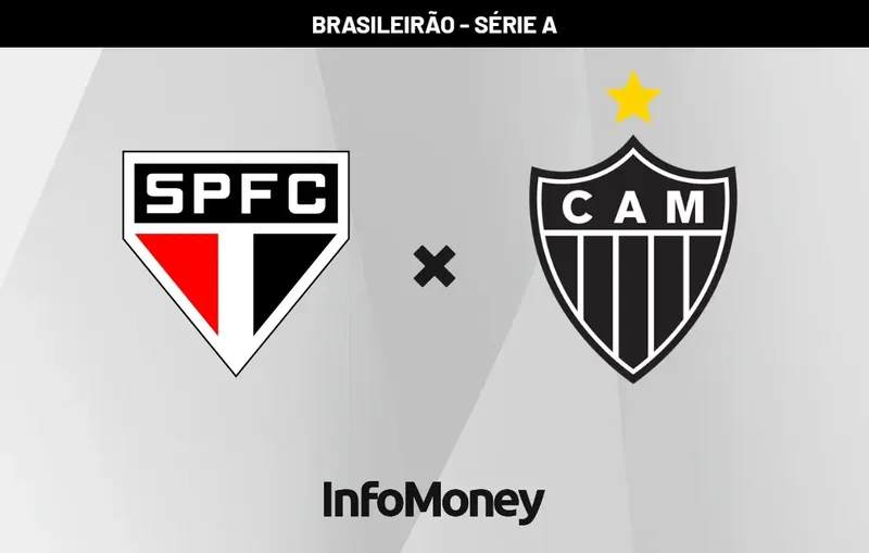 São Paulo e Atlético-MG se enfrentam pela 26ª rodada do Brasileirão