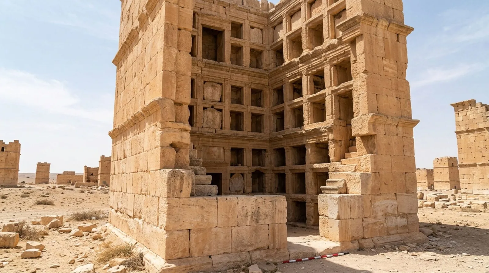 Palmira prosperou com o comércio de caravanas e ergueu monumentos no deserto