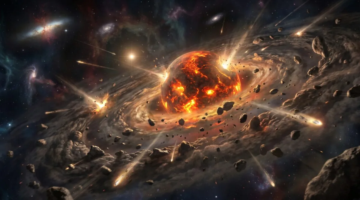 Planetesimais rochosos são identificados nos primeiros tempos do universo