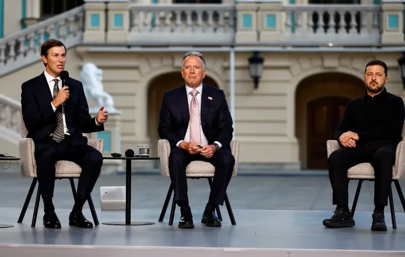 Enviados dos EUA discutem guerra com Zelenskiy em Kiev