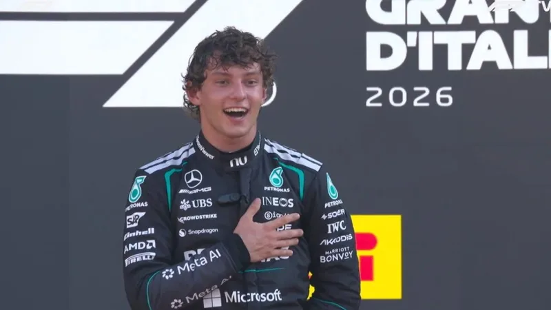 Antonelli vence em Monza após largar em 19º e iguala marca histórica da F1