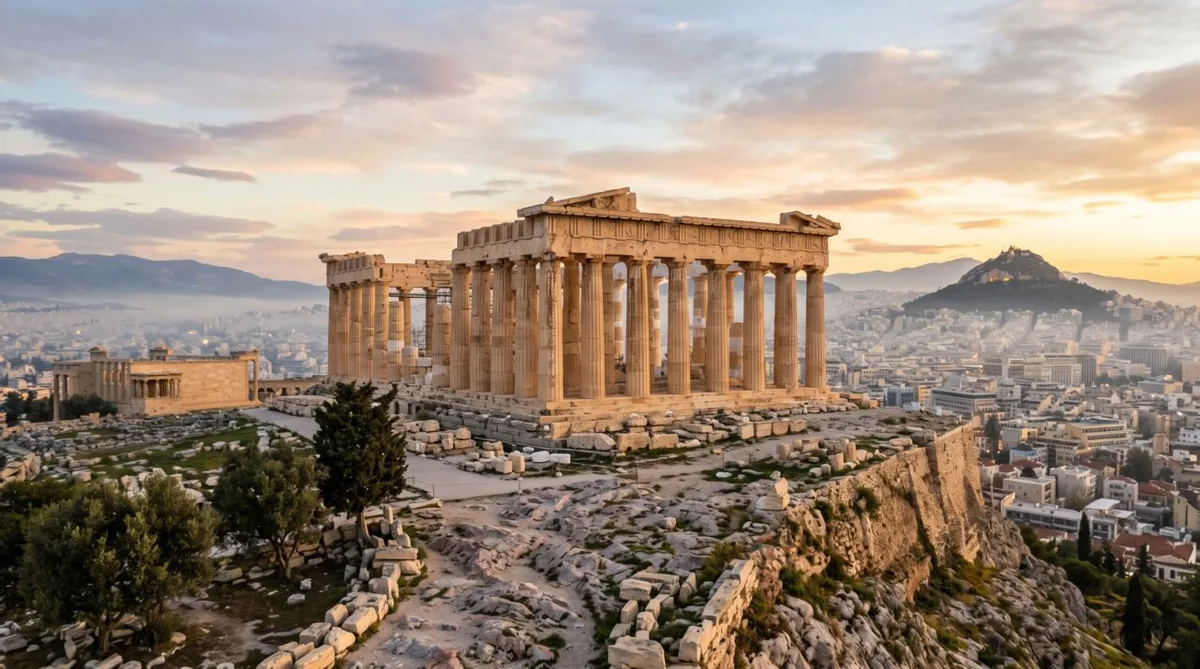 Acrópole de Atenas preserva funções e monumentos após séculos de mudanças