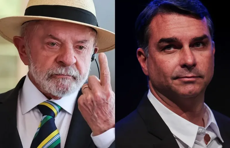 Rejeição chega a 55% para Flávio Bolsonaro e permanece em 53% para Lula