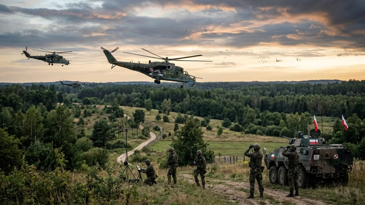 Radar polonês identifica revoada de aves após alerta perto da Bielorrússia