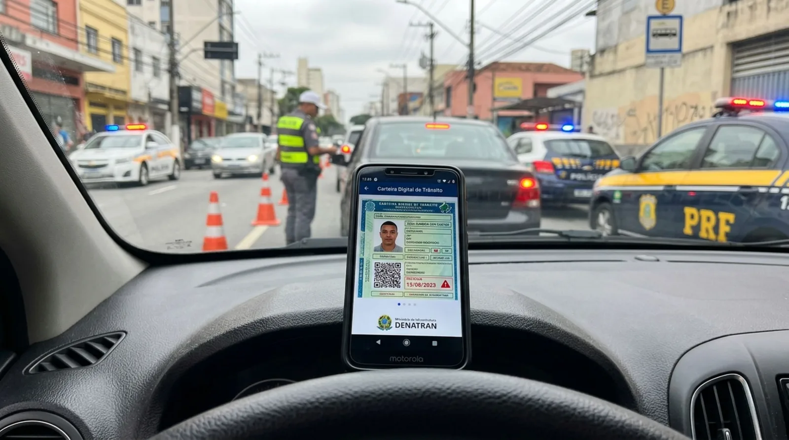 Validade da CNH digital segue prazo legal e pode exigir troca de motorista